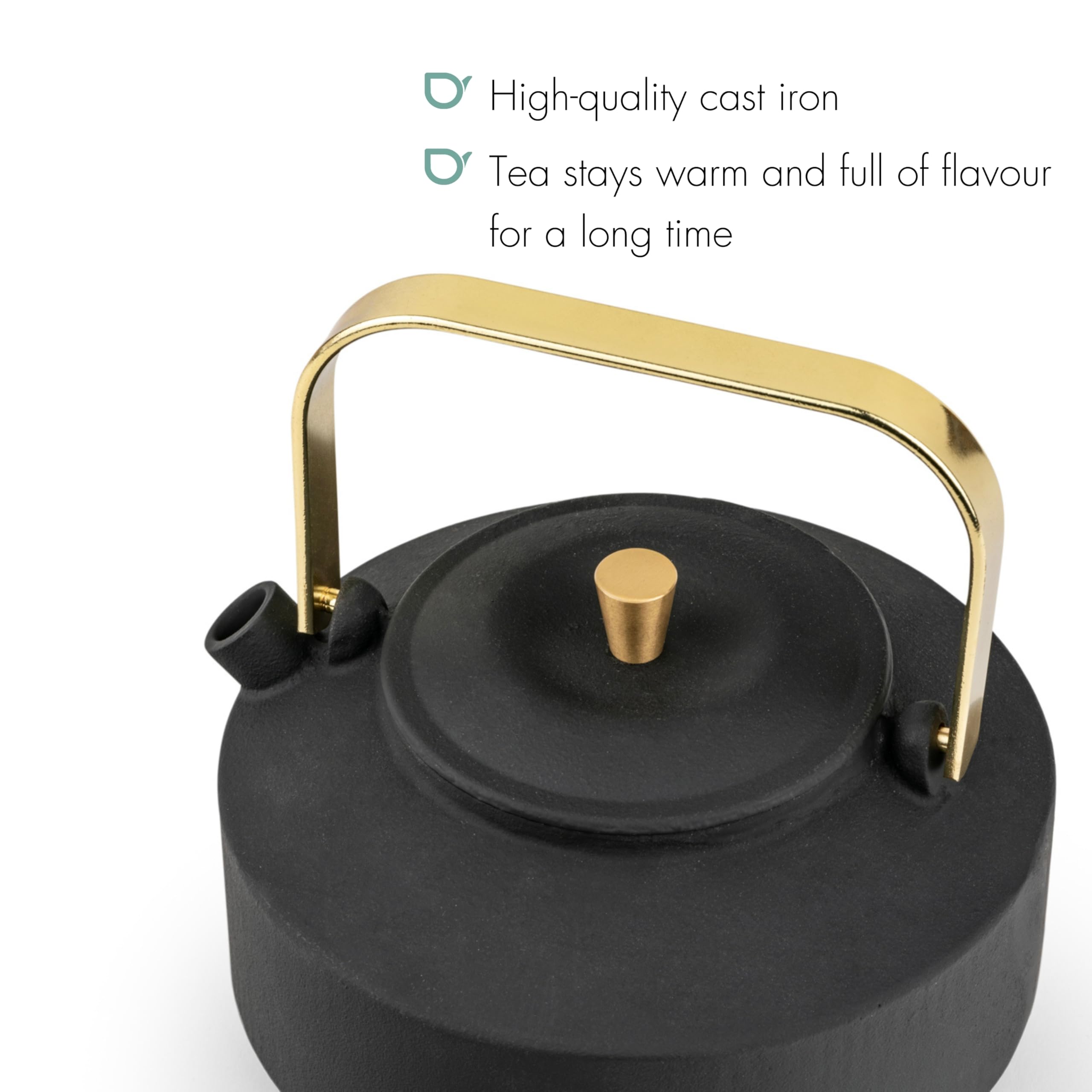 Bredemeijer - Tetera Shangdong 1.0L hierro fundido negro