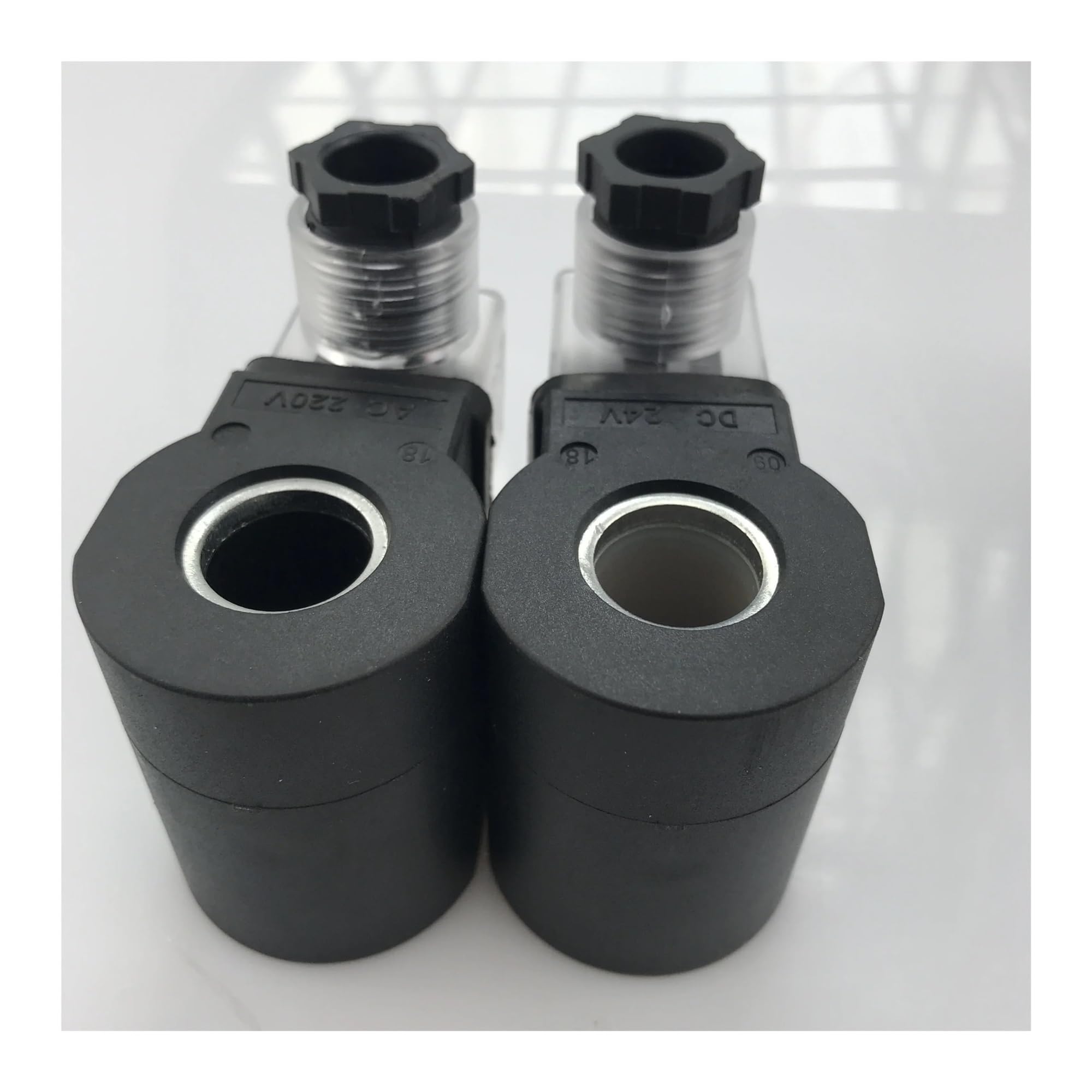VSPPJYFG 1pcs HC-14 Inner Hole 14mm Height 51mm Lift Cartridge Valve Hydraulic Solenoid Valve Coil DC24V AC220V(DC12)
