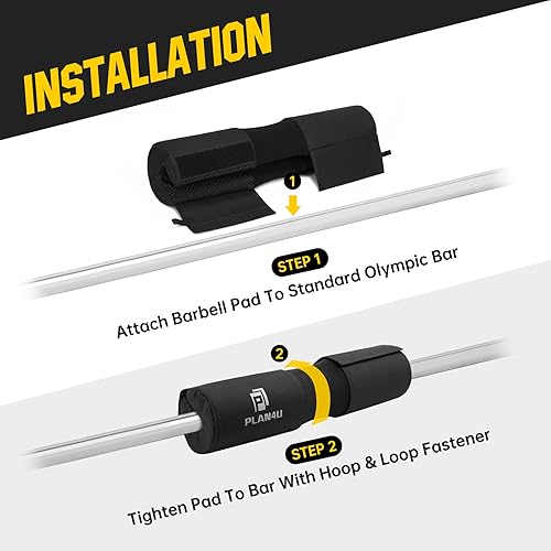 Miniatura 5 de Almohadilla de barra para mujereshombres, almohadilla para sentadillas para peso muerto, prensa de banco, estocadas, soporte de hombro y cuello,