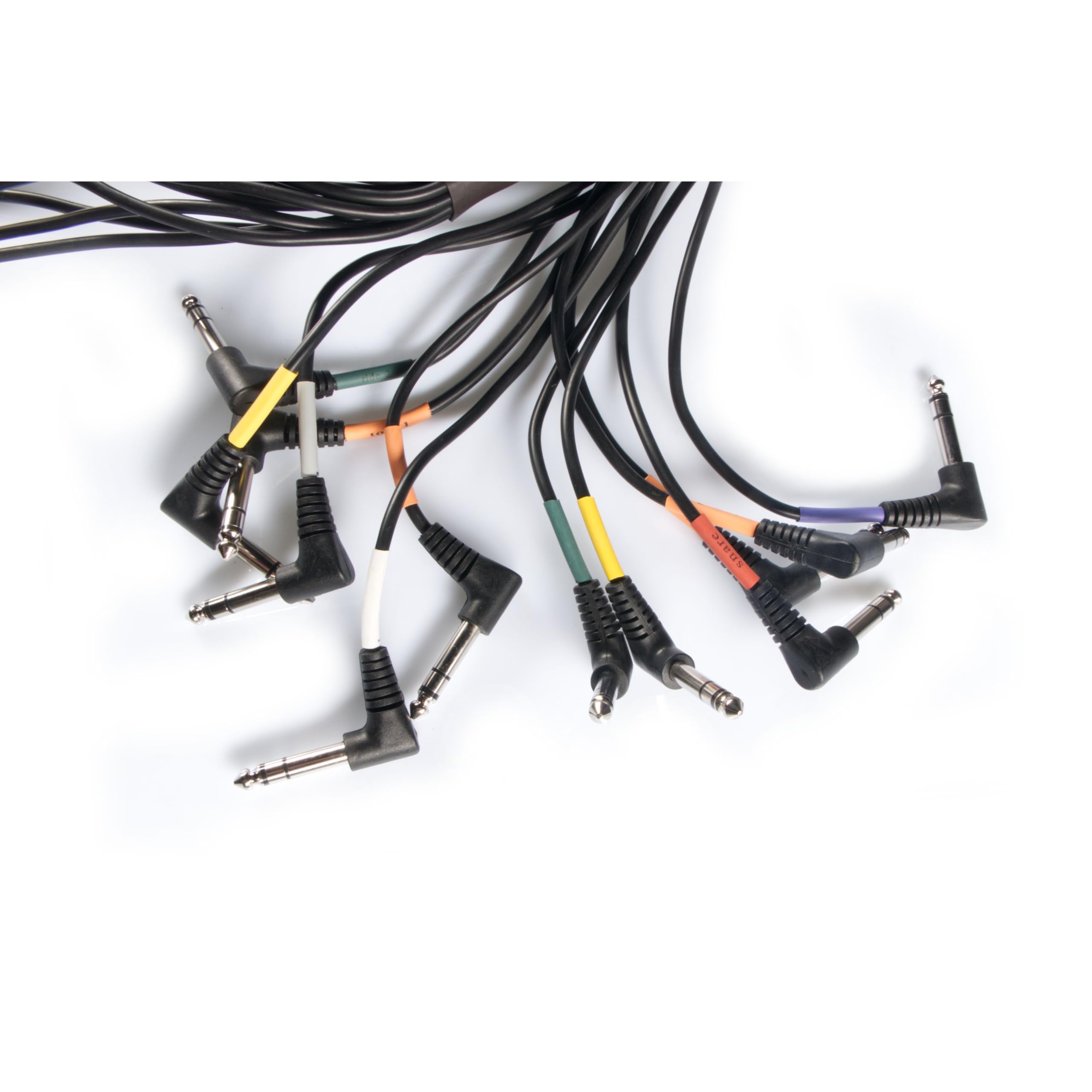 Fame E-Drum Kabelbaum Universal, Hochwertiges Drum-Zubehör, 12 Stereo-Einzelkabel, Kompatibel mit TD-12, DTX, Hybrid Pro, Ideal für HiHat, Ride, Crash, Snare, Kick, Tom-Tom