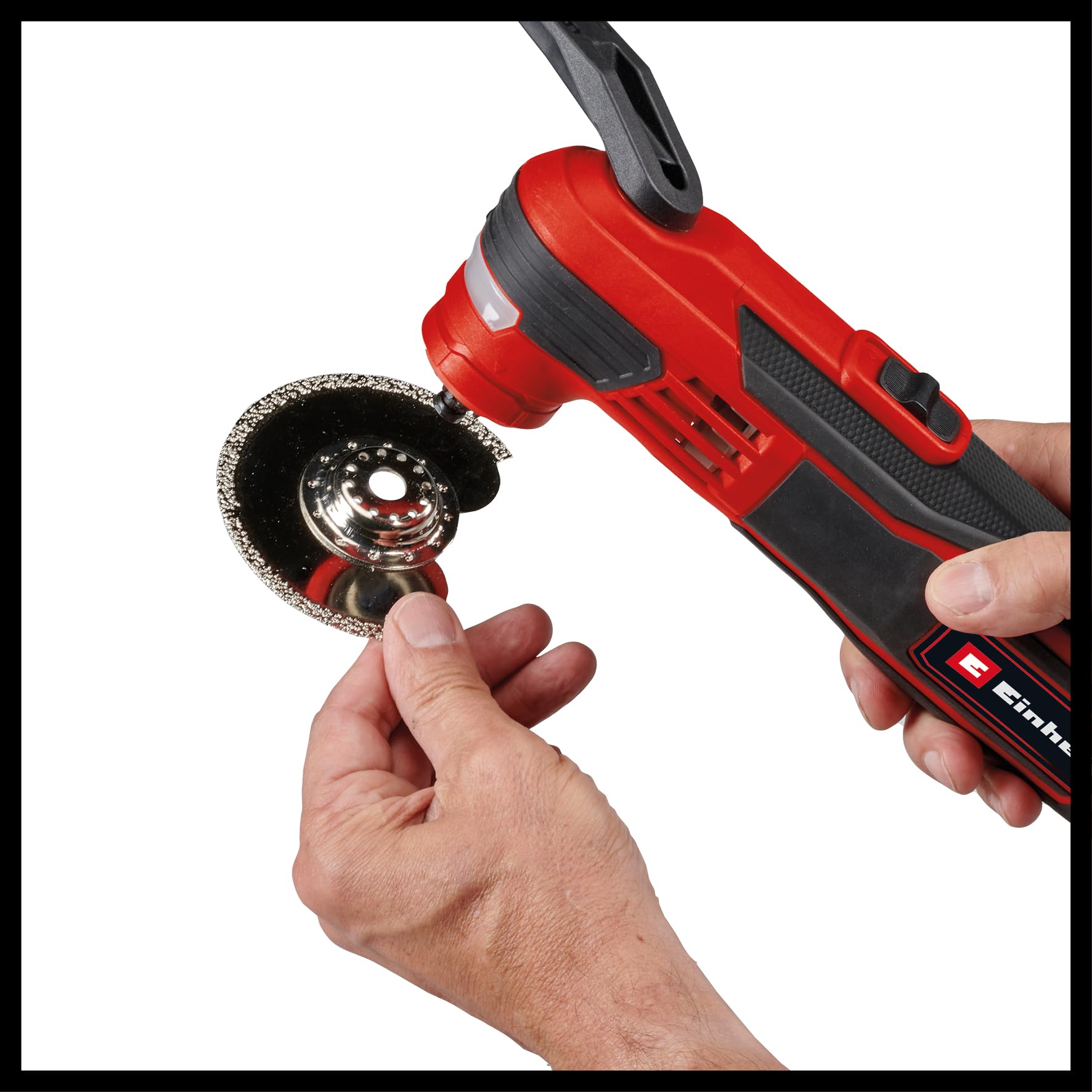 Einhell Utensile multifunzione TE-MG 350 EQ (350 W, da 22.000 a 40.000 min^-1 numero di vibrazioni, luce LED, chiusura a sgancio rapido, custodia e accessori)