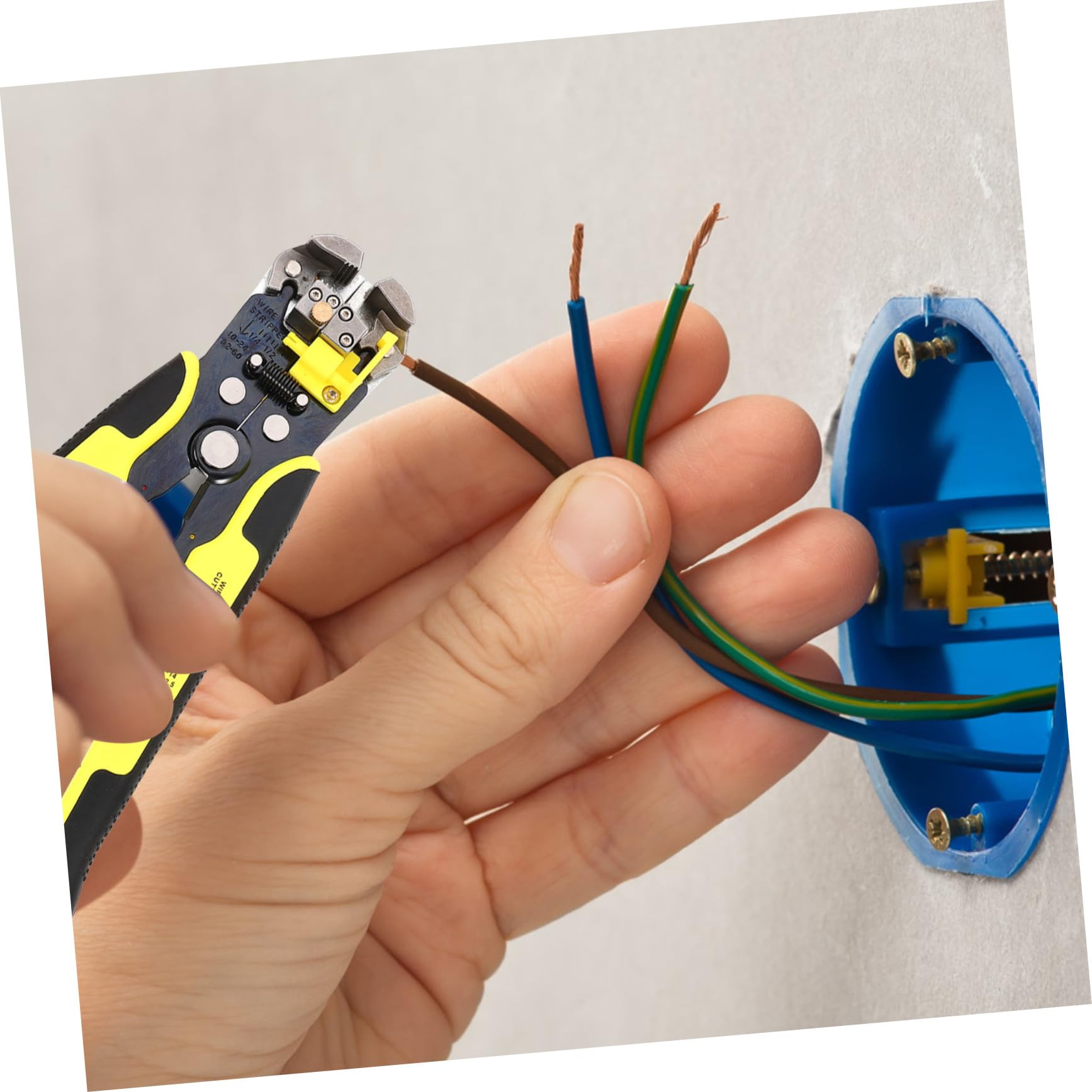 iplusmile Kit de Alicates para Crimpar de Cable 271piezas Crimpadora de Cable Herramienta Duradera para Electricistas Uso Profesional Conectores Incluidos