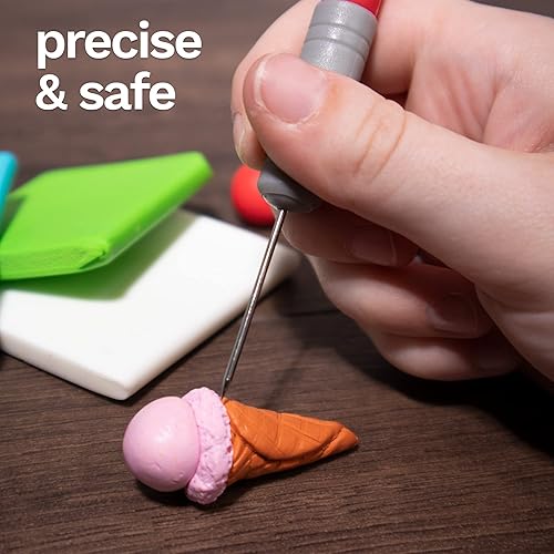 Miniatura 10 de DAS Rodillo acrílico inteligente  Rodillo de arcilla acrílica sólida de 8 pulgadas con 3 anillos ajustables en tamaños de 2.5, 3.5 y 0.197 in