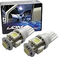 Vista 1 de iJDMTOY 5-SMD 168 194 2825 T10 - Bombillas LED para el interior del coche, color blanco xenón