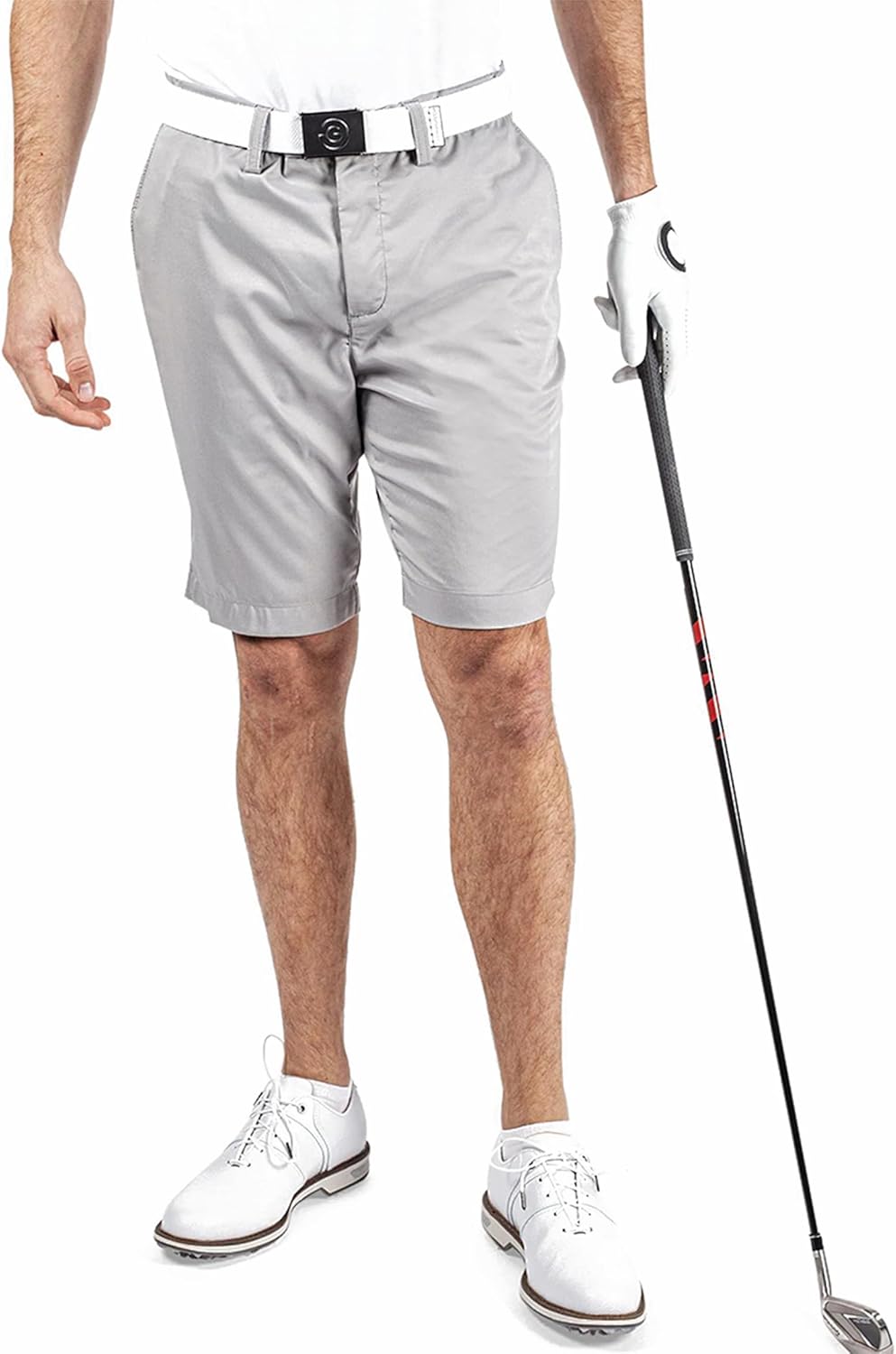 Mens Quick-Dry Golf Shorts Breathable with UV 15+ Protection for Sunny Days, 10 inch Inseam at Size 34