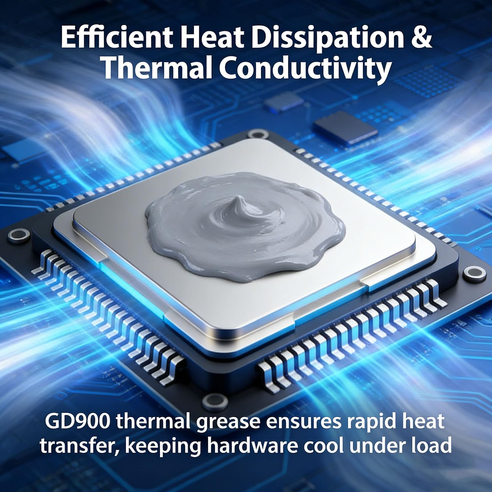 3PCS High-Performance Thermal Grease Paste for CPU | Heatsink, IC, and All Coolers with High Thermal Conductivity — view 5