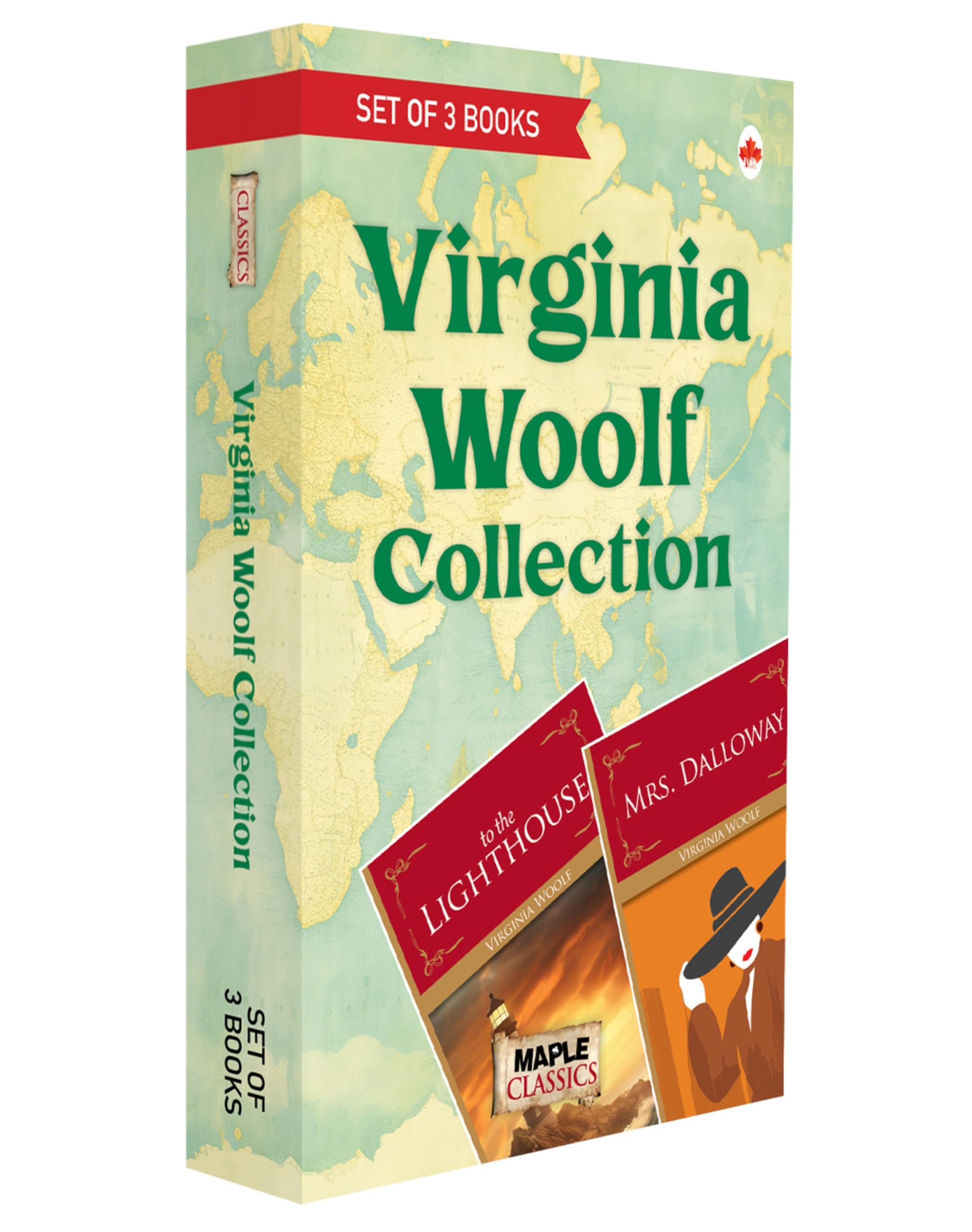 Virginia Woolf (Set of 3 Books) - To the Light House, Mrs. Dalloway, A Room of One's Own Paperback – 1 April 2021