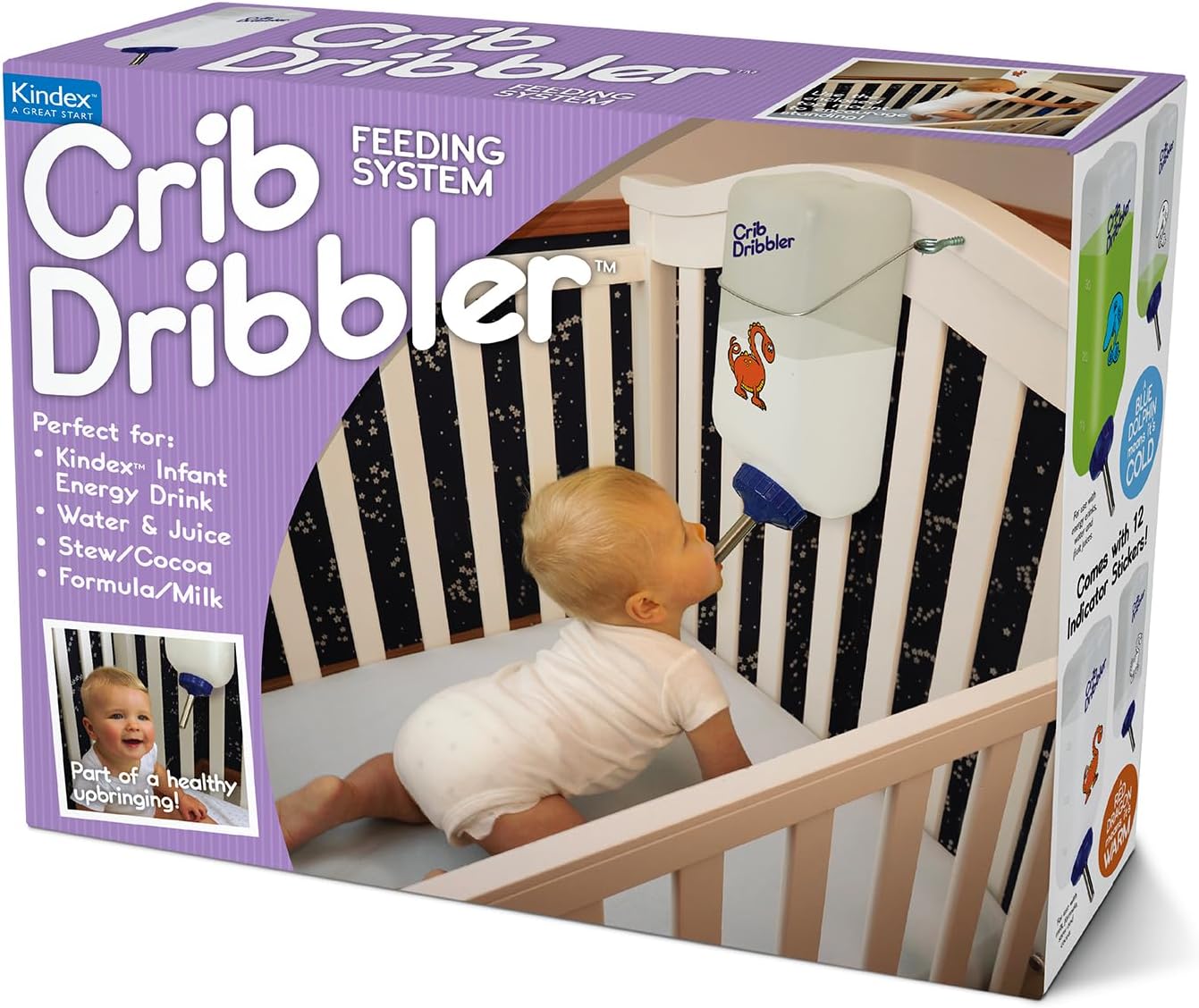 Prank-O Crib Dribbler Prank Gift Box – Funny Empty Gag Gift Packaging for Baby Showers, White Elephant & Christmas, Hilarious Joke Gift Box to Hide Real Presents for Friends & Coworkers