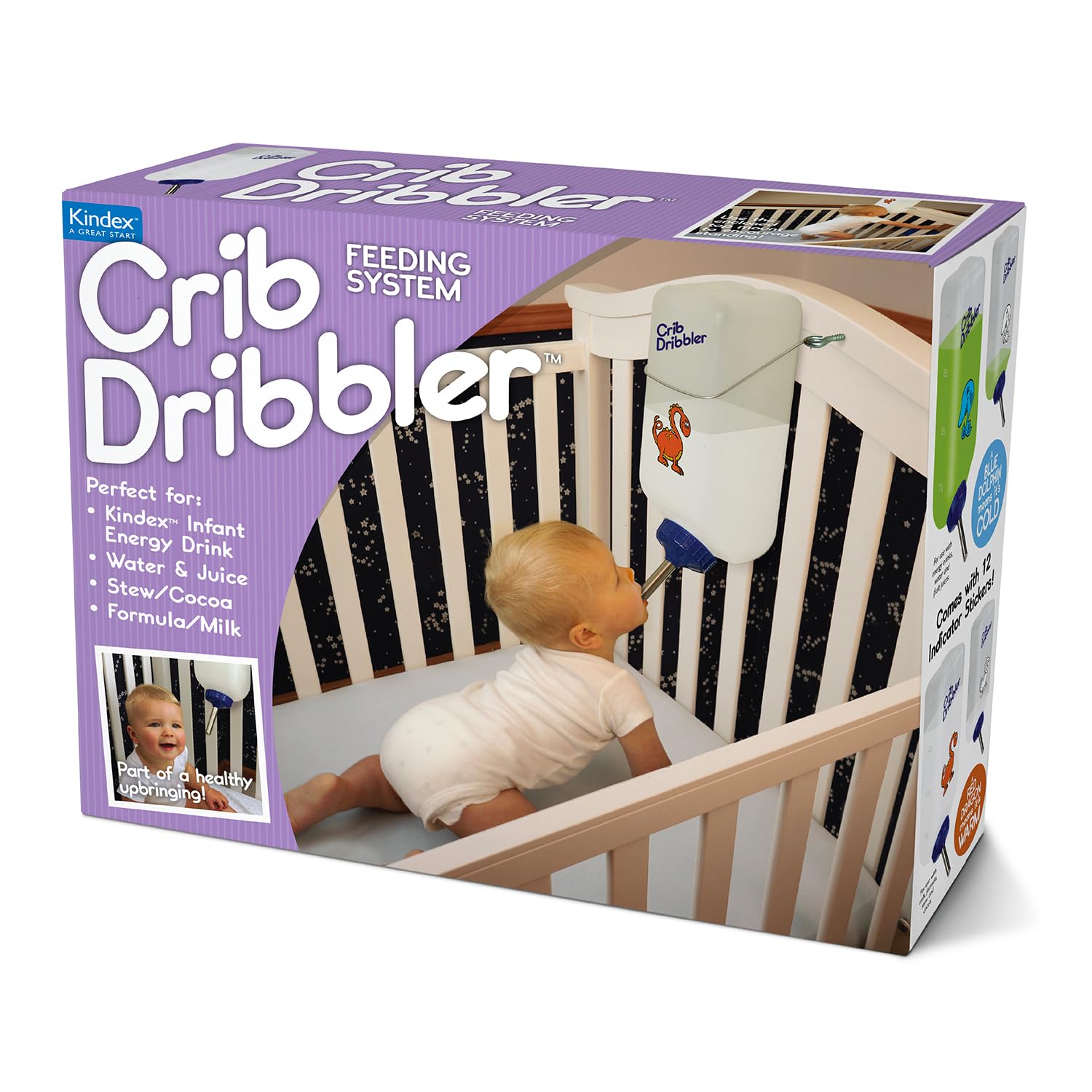 Prank-O Crib Dribbler Prank Gift Box – Funny Empty Gag Gift Packaging for Baby Showers, White Elephant & Christmas, Hilarious Joke Gift Box to Hide Real Presents for Friends & Coworkers