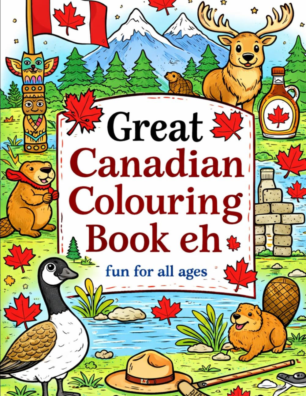 The Great Canadian Colouring Book