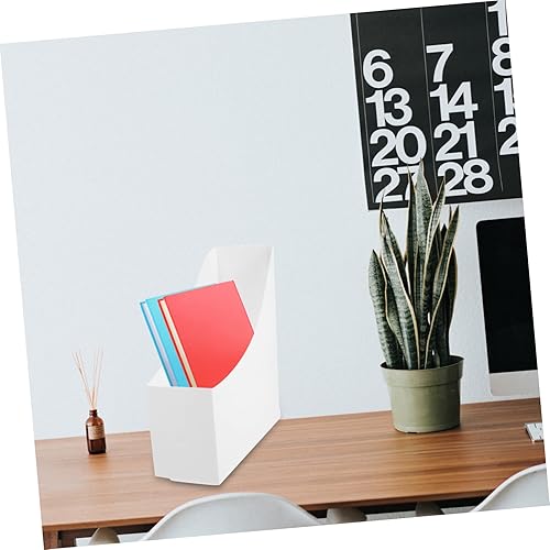 Miniatura 7 de ABOOFAN Caja de almacenamiento de archivos de escritorio, clasificador de archivos de escritorio, soporte de revista, bandeja organizadora de