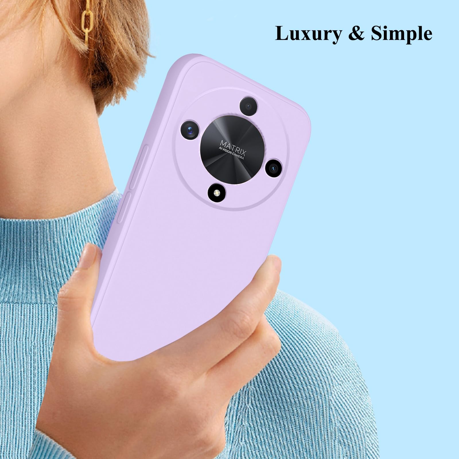 Cool Funda Silicona Transparente Para Honor X8 5G/70 Lite