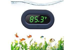 Aquarium Thermometer Digital, LED Display Fish Tank Thermometer Wireless Temperature