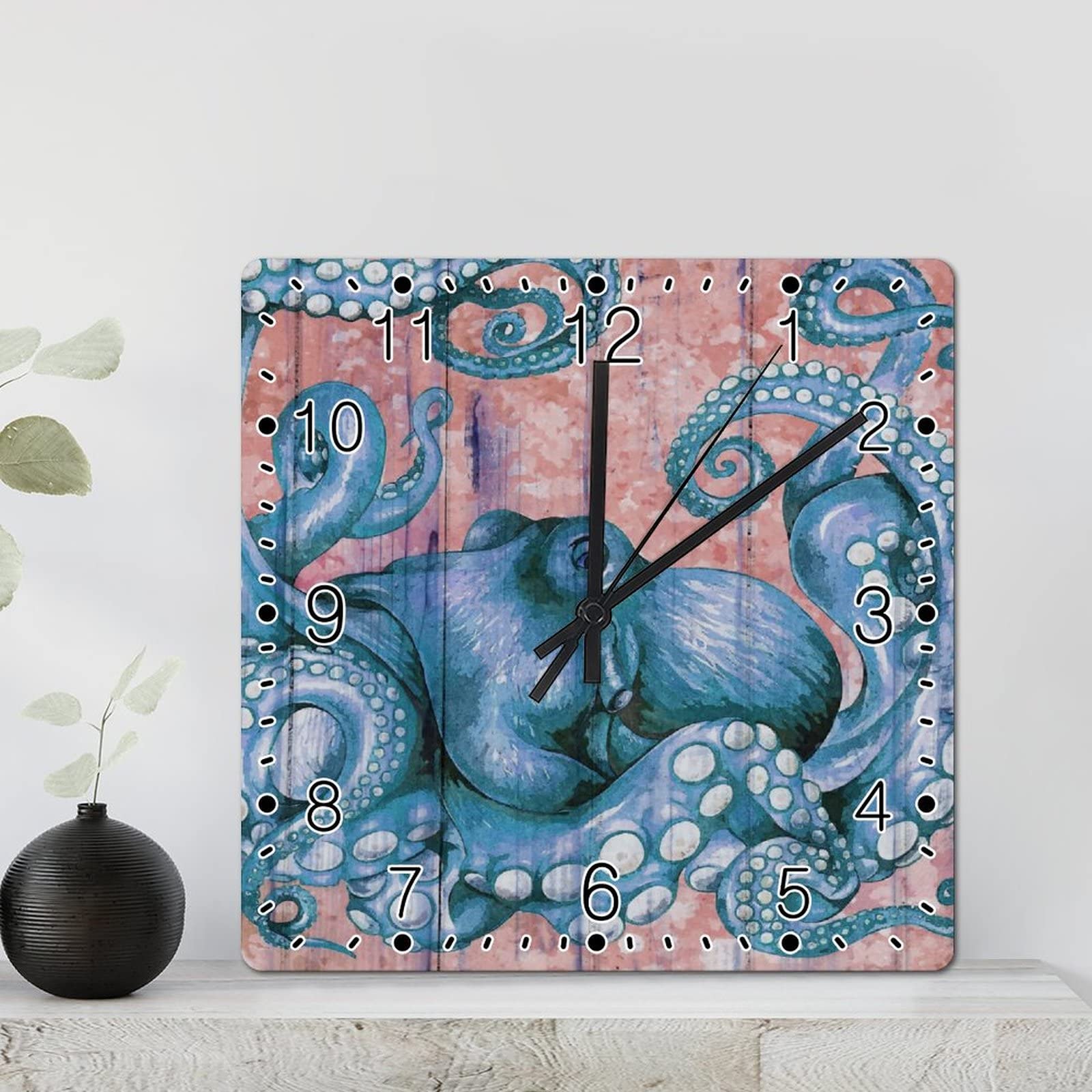 Horloge murale pieuvre silencieuse pour retrouver le calme dans votre bureau