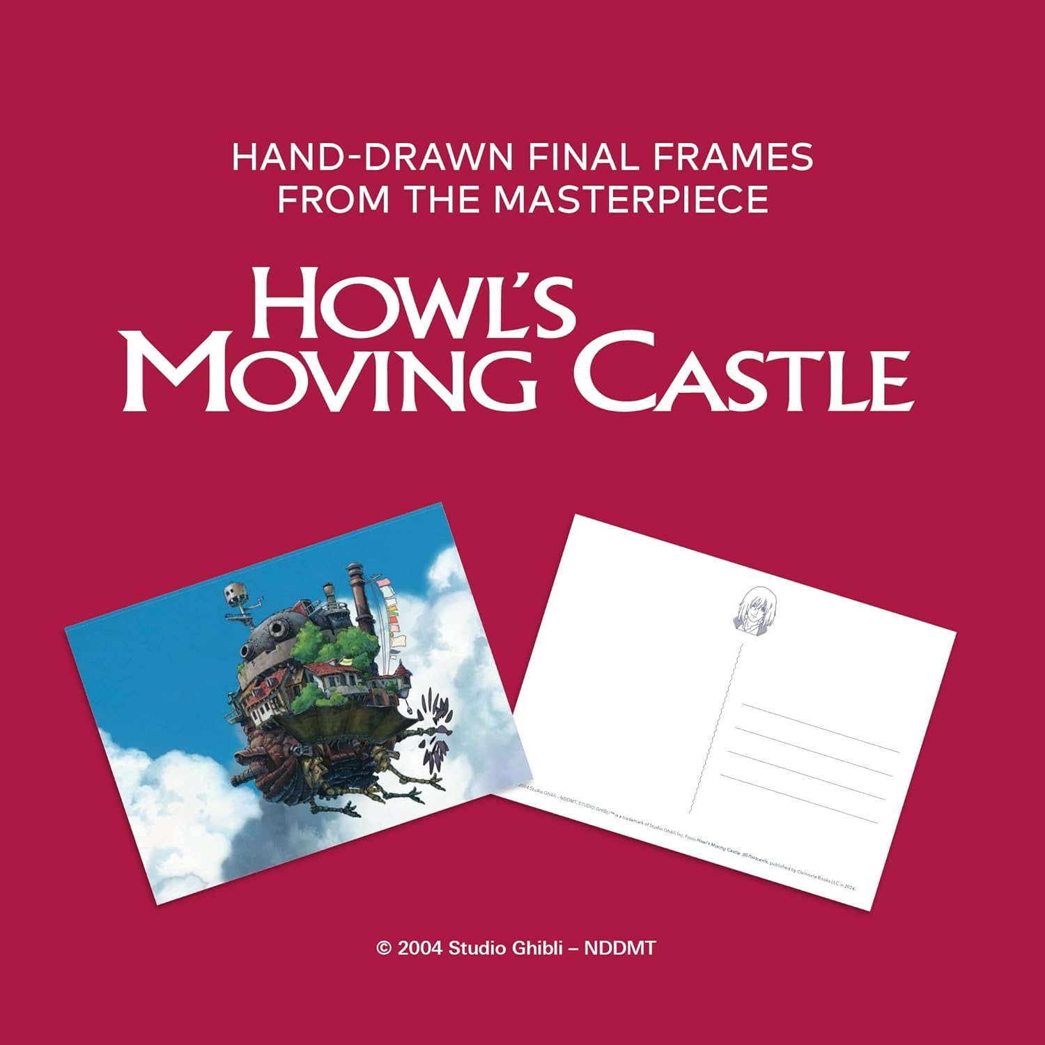 Studio Ghibli Howl's Moving Castle: 30 Postcards      Card Book – October 15, 2024
