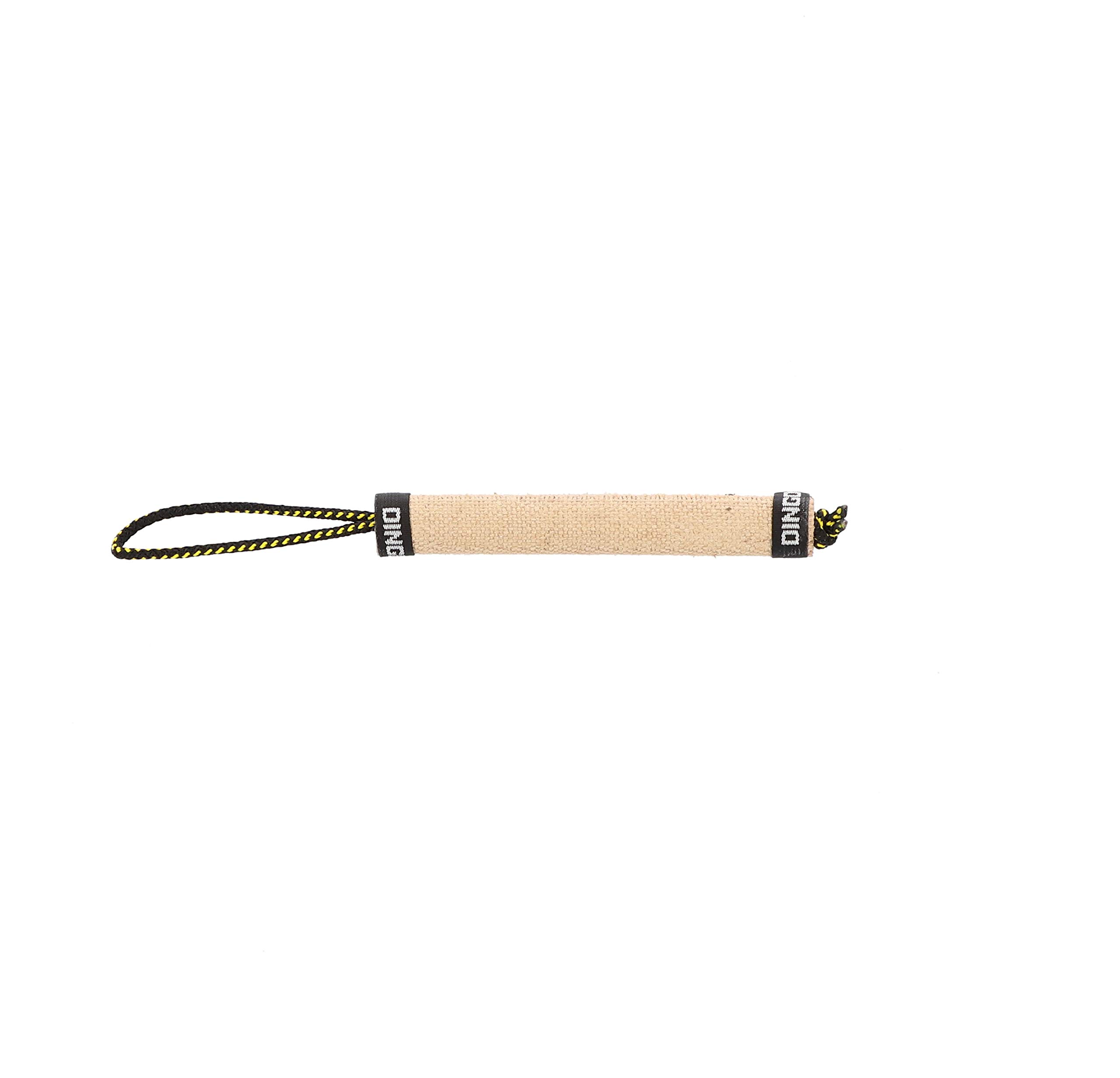 DINGO GEAR Jute Roller Bite Tug 1 Handle Reinforced for Bite Training K9 IGP Fun S00156,25x3 cm