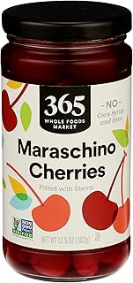 365 by Whole Foods Market, Cherries Maraschino Jarred, 13.5 Ounce
