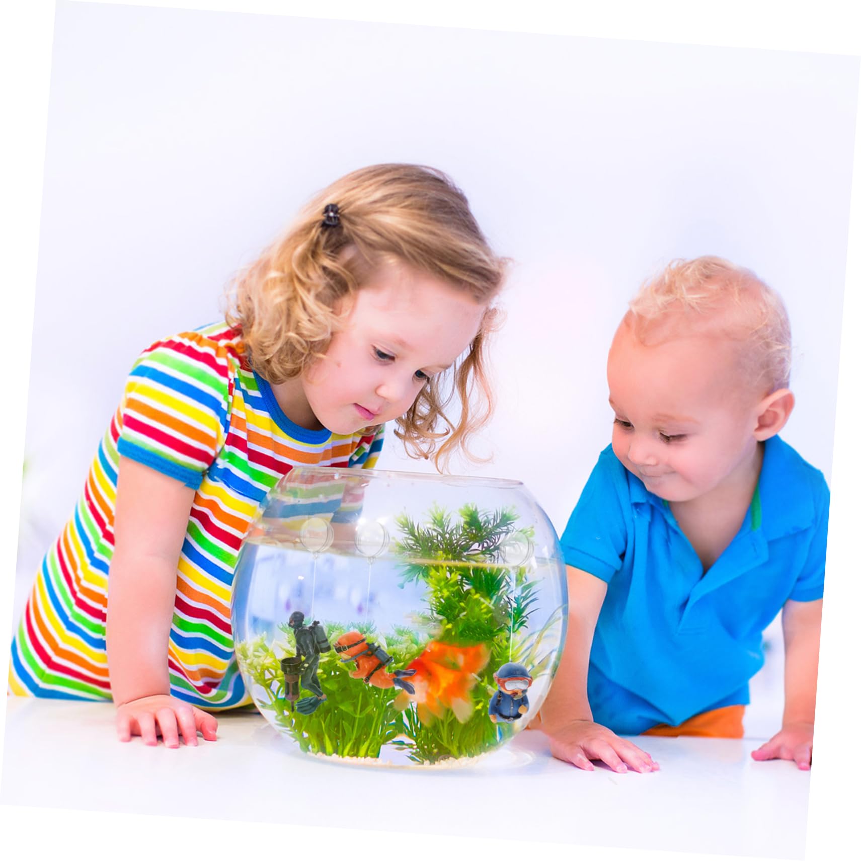 TOPBATHY 5 Ensembles Décoration D'aquarium Decor Aquarium Décoration Aquarium Figurine De Plongeur Aquatique Ornement De Plongeur Flottant pour Aquarium Décorations D'aquarium 3 Pièces * 5