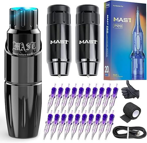 Mast Tour Wireless Tattoo Pen Machine Kit for Beginners