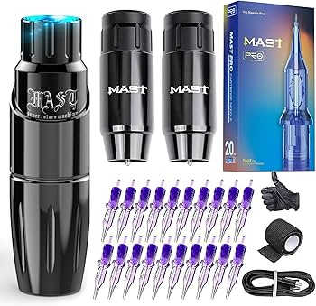 Amazon.com: Mast Tour Wireless Tattoo Gun Machine Kit - Complete