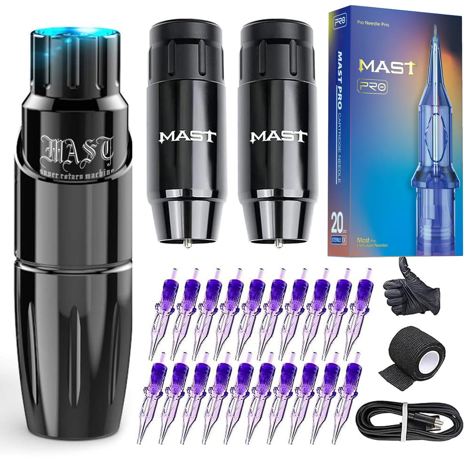 Amazon.com: Mast Tour Wireless Tattoo Gun Machine Kit - Complete