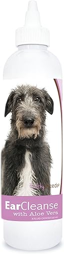 Healthy Breeds - Limpiador de oídos con aloe vera - Formulado por veterinarios para desodorizar, limpiar, secar y acidificar el canal auditivo -