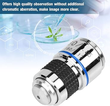 Biological Microscope,60X 185 Biological Microscope Achromatic Objectives Lens 160/0.17
