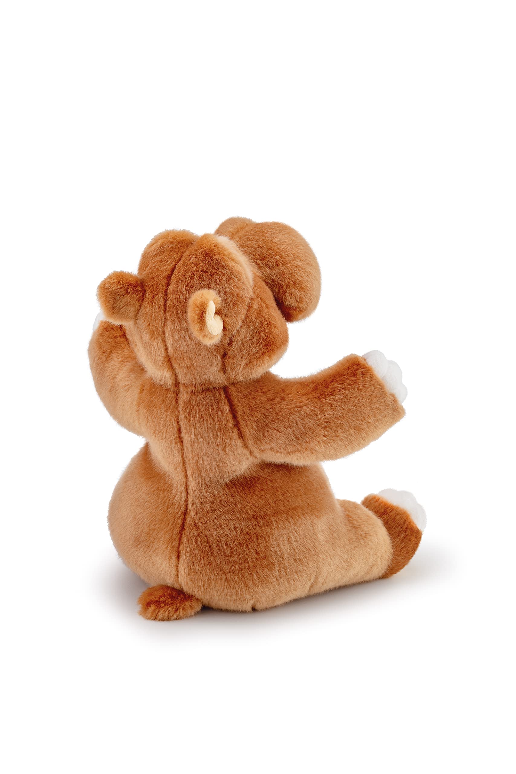 Trudi Hippopotamus Philippe Plush Mascot, Christmas and Birthday Gift | 16 x 23 x 15 cm S | Tropical Exotic Animals | Model TUDO6000