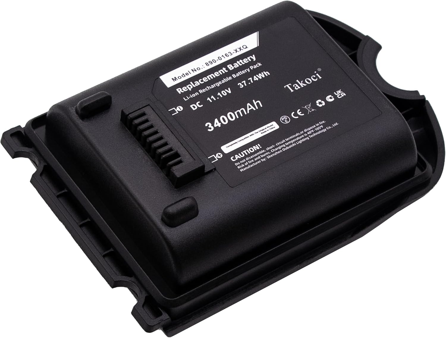 11.1V 3400mAh Li-ion TSC3 Ranger 3 Battery Compatible with 890-0163 890-0163-XXQ 990652-004756