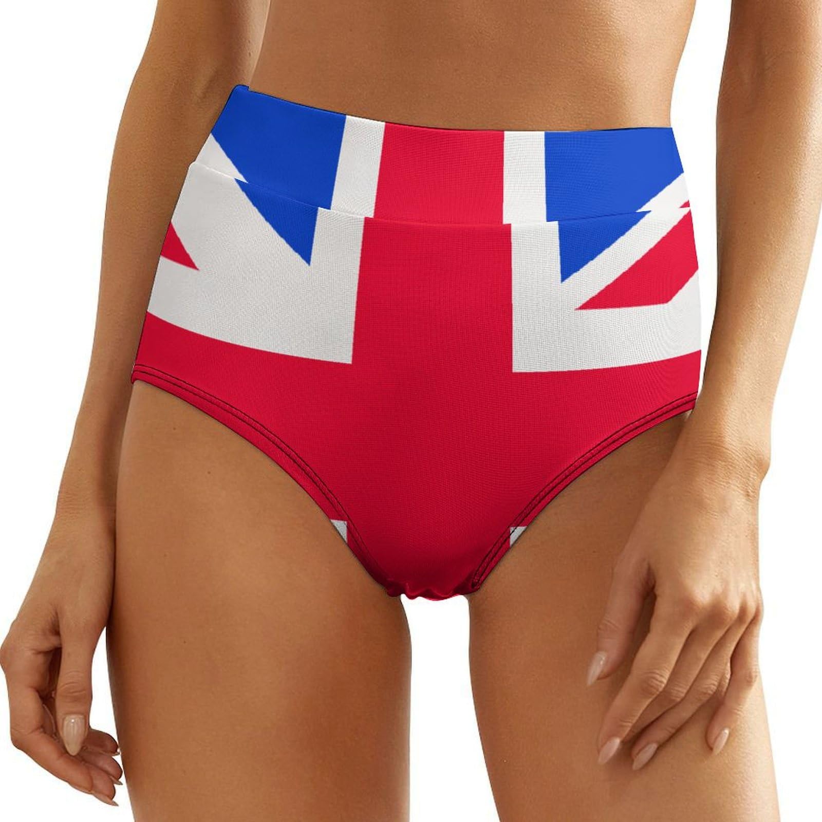 Women Briefs Union Jack Soft Underwear Bikinis Panties For Ladies