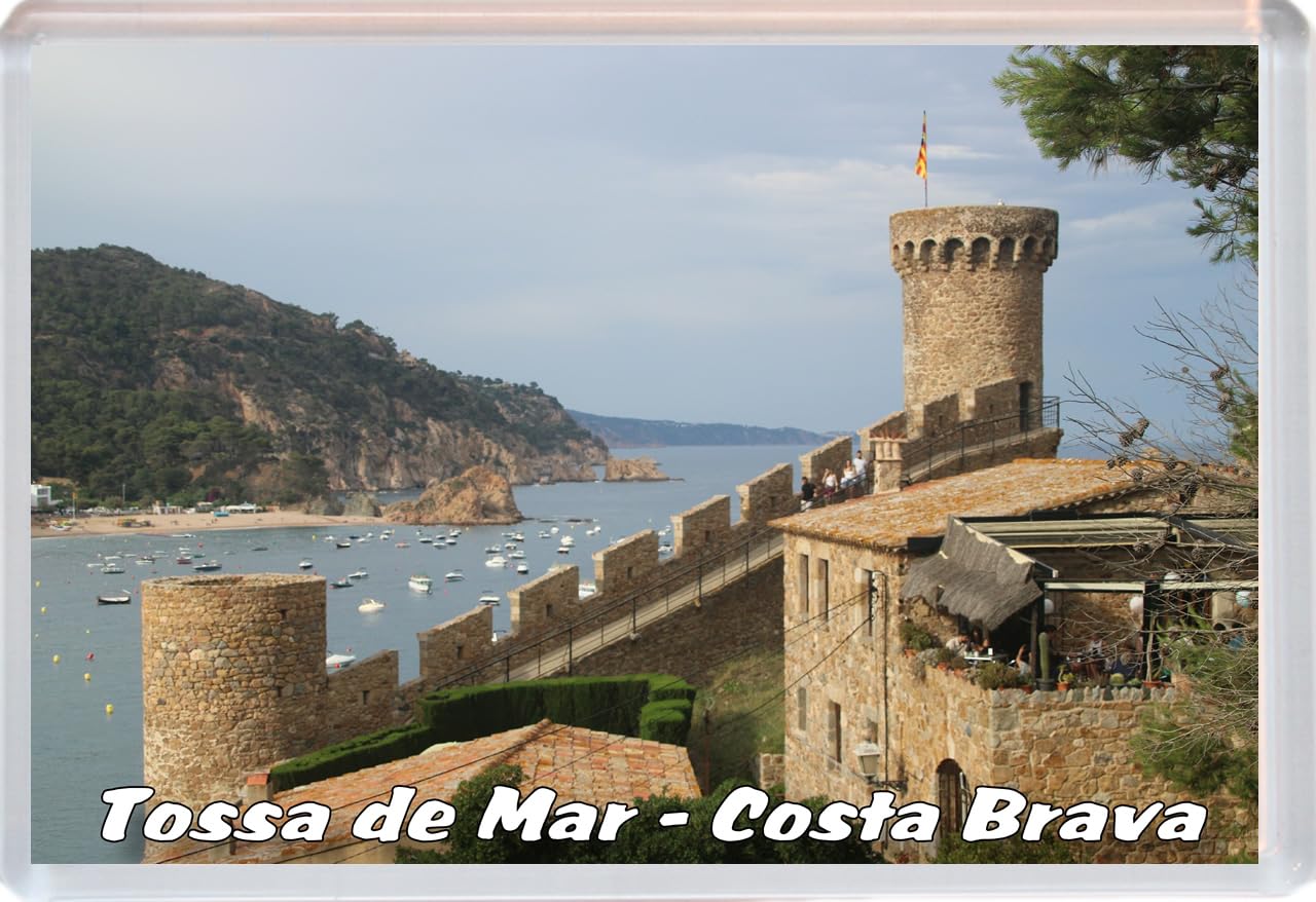 Tossa de Mar - Costa Brava - Spain - 96 x 67mm Jumbo Fridge Magnet/Magnets BBSFHM668