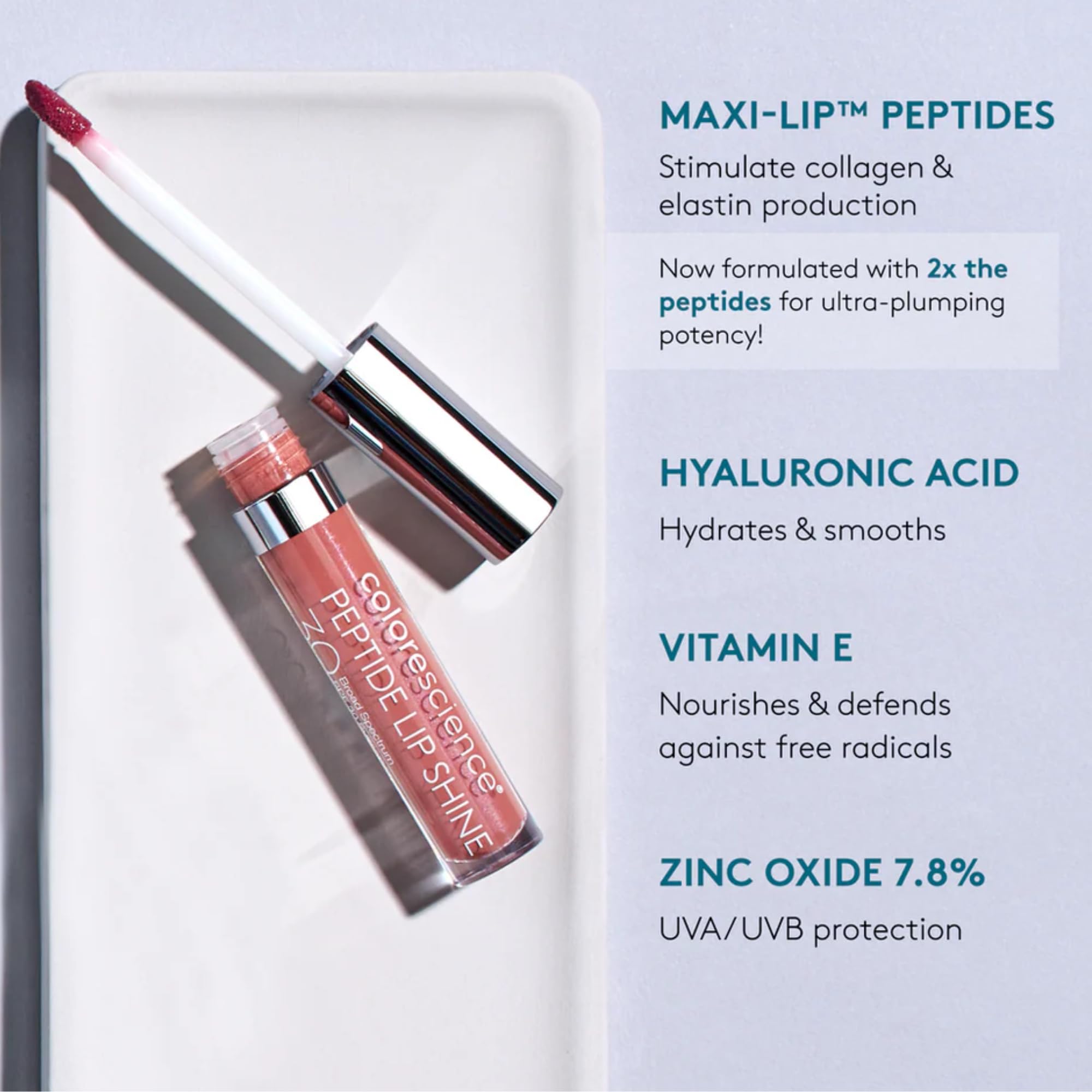 Colorescience Peptide Lip Shine SPF 30 All-Mineral Lip Treatment