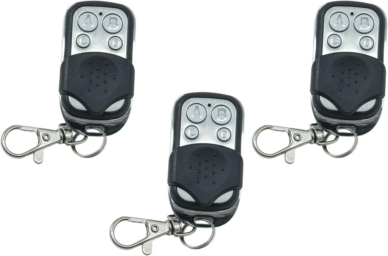 System ENG – Pack of 3 Universal Remote Control 433.92 MHz with Nice FAAC BFT
