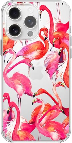 Miniatura 5 de Blingy's Funda para iPhone 15 Pro, lindo estilo de gato con patrón de flor de cerezo, divertido diseño de animales de dibujos animados, funda