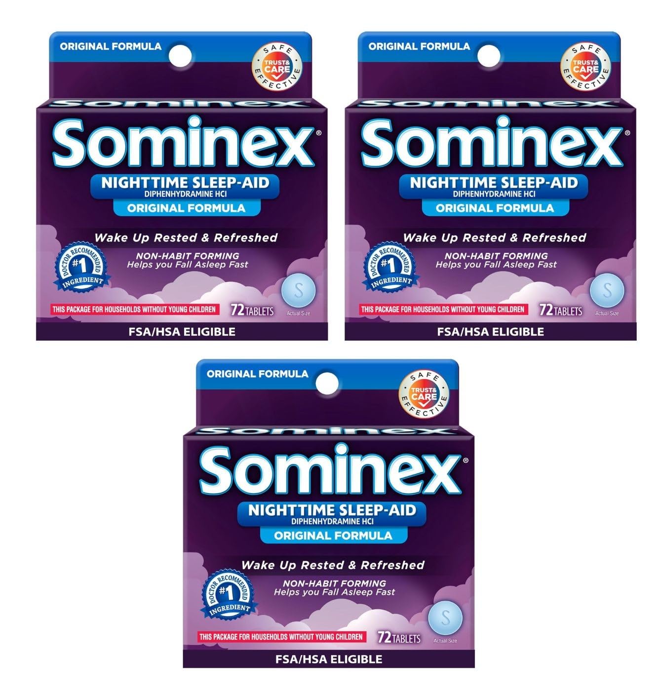Amazon.com: Sominex Night-Time Sleep Aid Tablets, Original Formula
