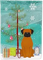 Vista 222 de Caroline's Treasures BB4243GF Bandera de jardín con texto en inglés «Merry Christmas» con texto en inglés «Merry Christmas», bandera decorativa