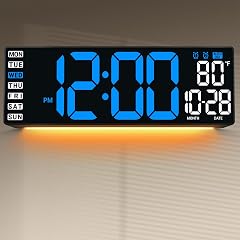 16 . 5 " Large Digital Wall Clock with Remote Control, Auto Dimming LED Display with Date Temp, Big photo 16 . 5 " Large Digital Wall Clock with Remote Control, Auto Dimming LED Display with Date Temp, Big