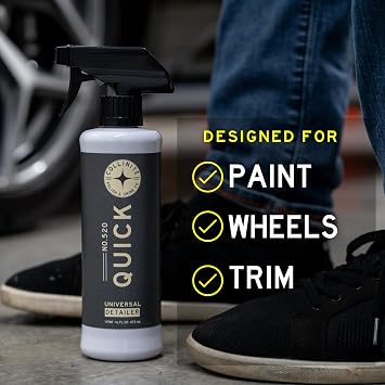 Collinite No. 845 Insulator Wax & No. 520 Quick Detailer Combo with 2 Microfiber Towels Long-Lasting Carnauba/Polymer Protection & Gloss Enhancer for Paint & Trim
