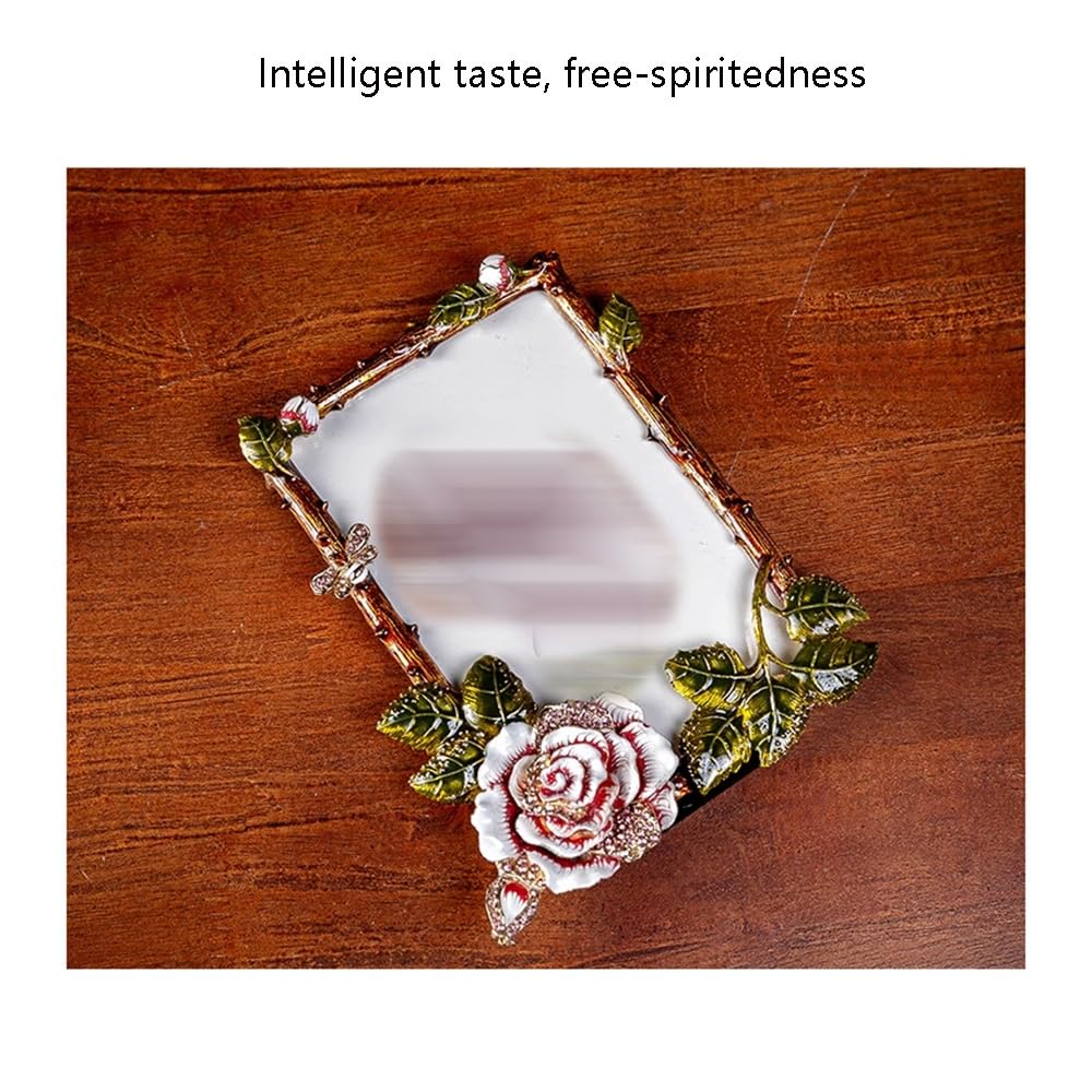 Amazon.co.jp: 6インチ 絶妙なメタルヴィンテージ額縁 花柄額縁