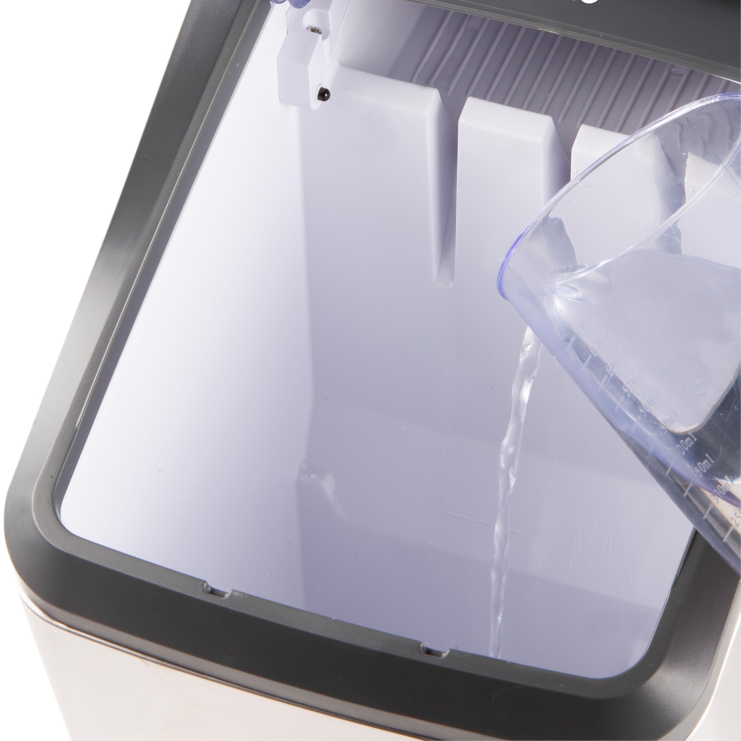 DOMO DO9247IB Machine à Glaçons Automatique 15 kg/24h – Réservoir 2,8 L – Machine à glaçons autonettoyante – Petite machine à glaçons pour Cuisine et Home-Bar