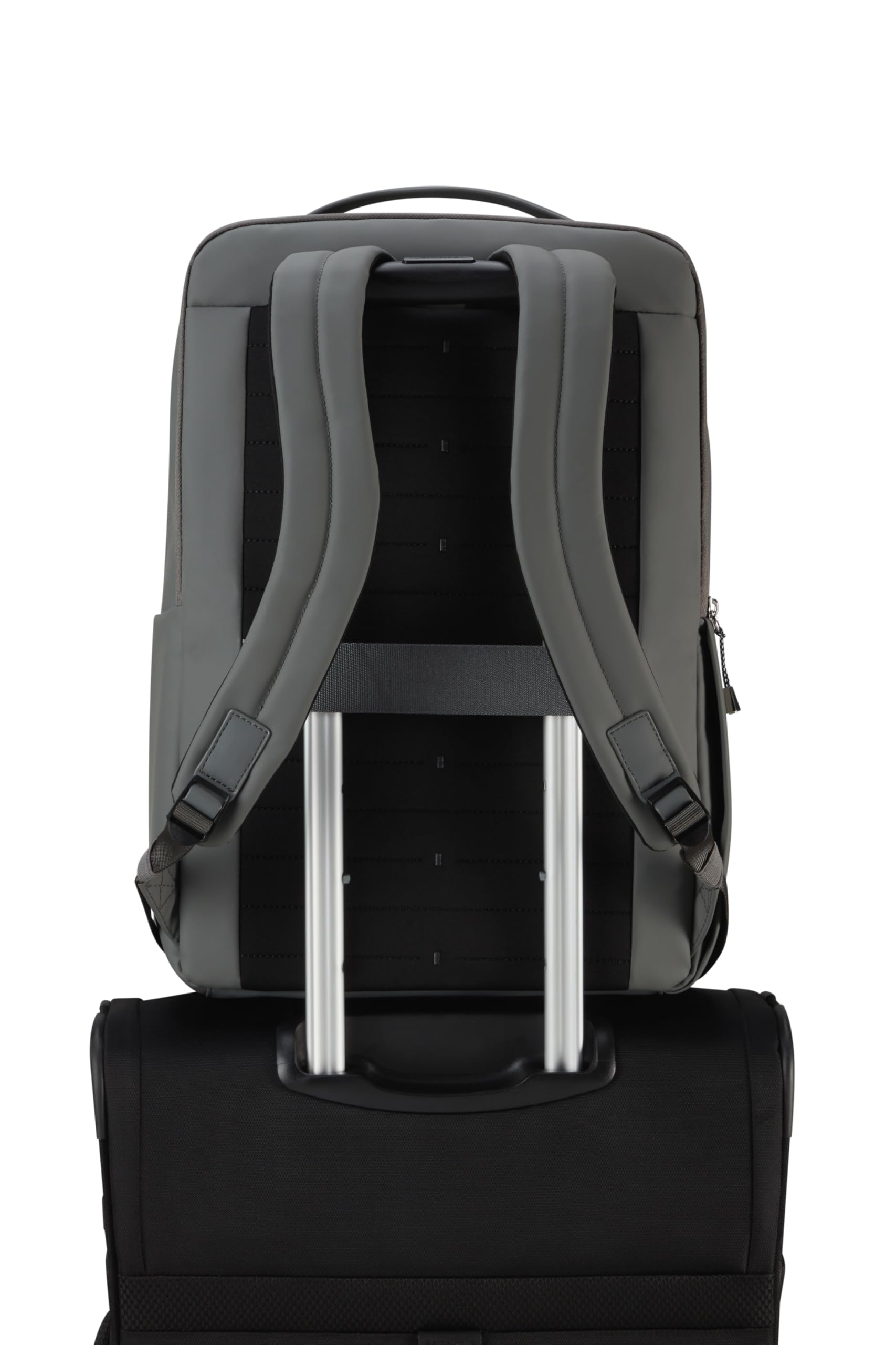 Samsonite Wander Last - EasyJet Kabinentasche (44 x 30 x 16.5/21.5 cm - 26/29 L - 1.30 kg) - Untersitz Handgepäck, Flugzeug Rucksack M, Underseat - Grün (Gunmetal Green)