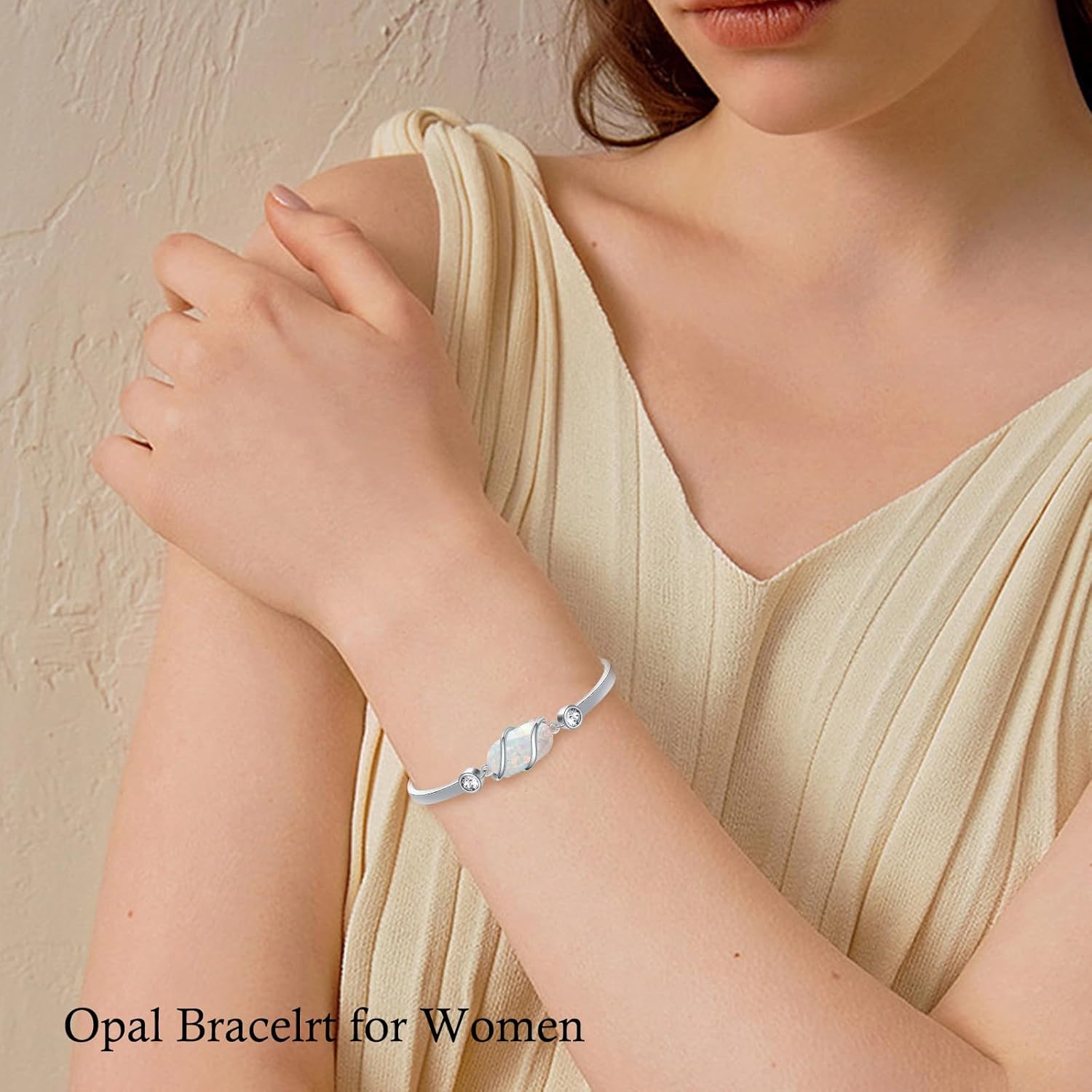 925 Sterling Silver Bracelet for Women Gemstone Bracelet Bangle Fine Jewelry Birthday Gifts for Her Wife Mom - Image 2