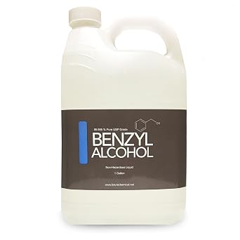 Benzyl Alcohol Gallon USP Grade in Sterile Plastic Bottle BPA Free