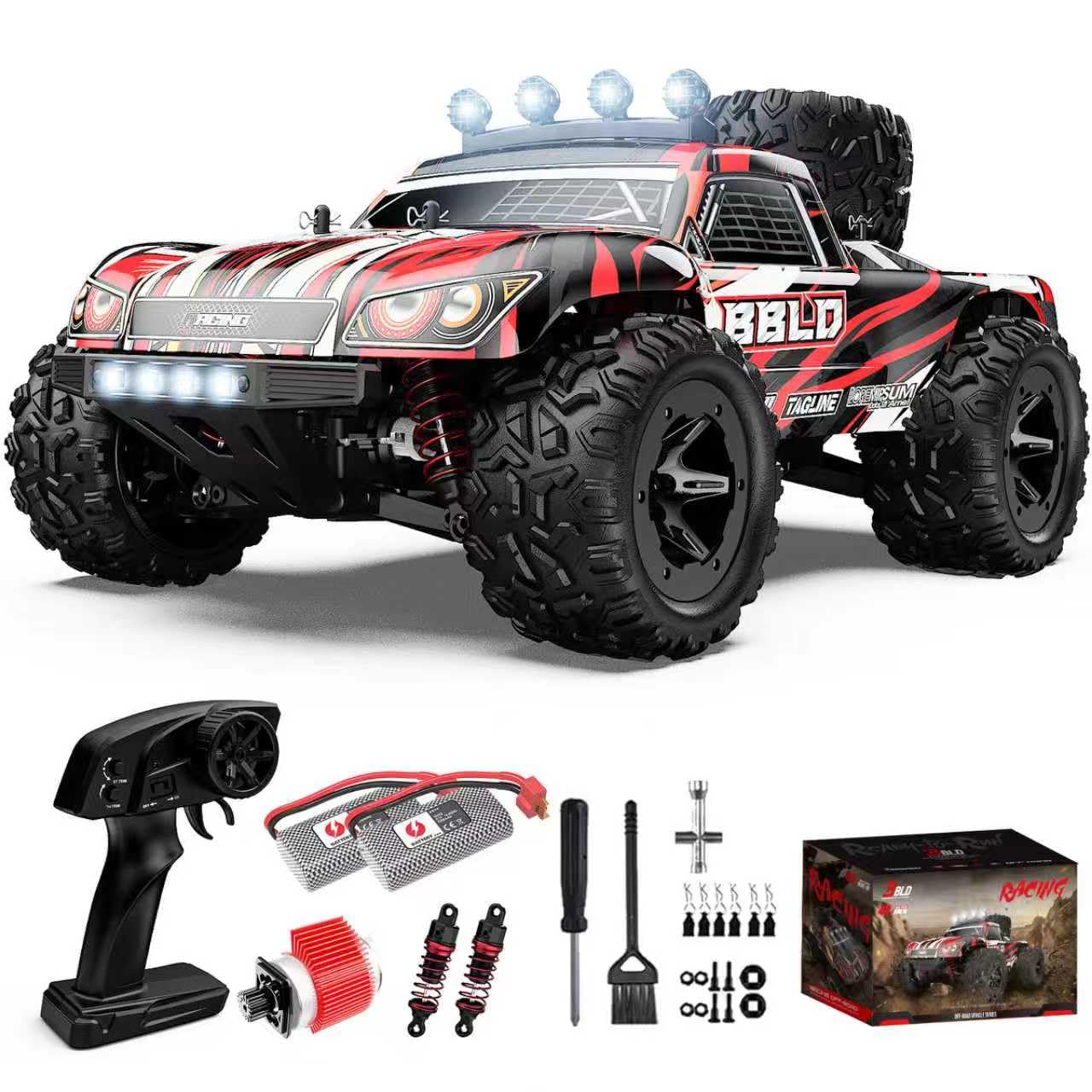 1 18 RC Car 4WD 25 MPH Monster Truck All Terrain Off-Road Hobby Grade Remote Control Car 4x4