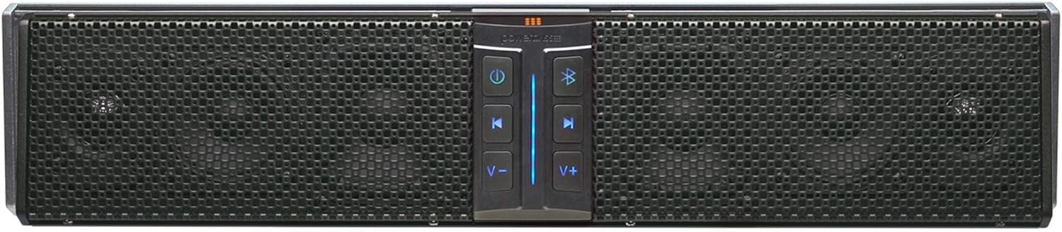 PowerBass XL-650 B-Stock - Sistema de 6 Parlantes Bluetooth Sound Bar para Powersports - 250Wrms (Renovado)