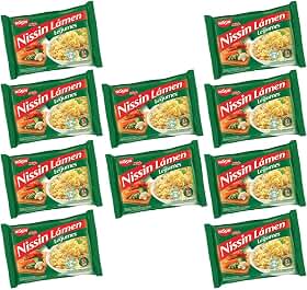 Miojo Lámen Macarrão Instantâneo Legumes Kit com 10 Unidades