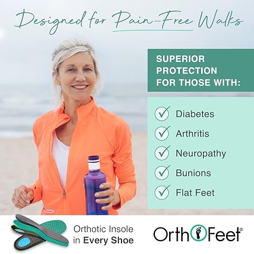 Vista 4 de Orthofeet Zapatillas ortopédicas Verve Tie-Less para mujer