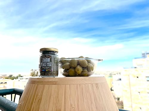 Miniatura 7 de SINDYANNA OF GALILEE Zaatar Spice Mix mezcla de comercio justo za'atar se produce en Galilea, Hecho en Israel, perfecto para agregar al pan, pollo y