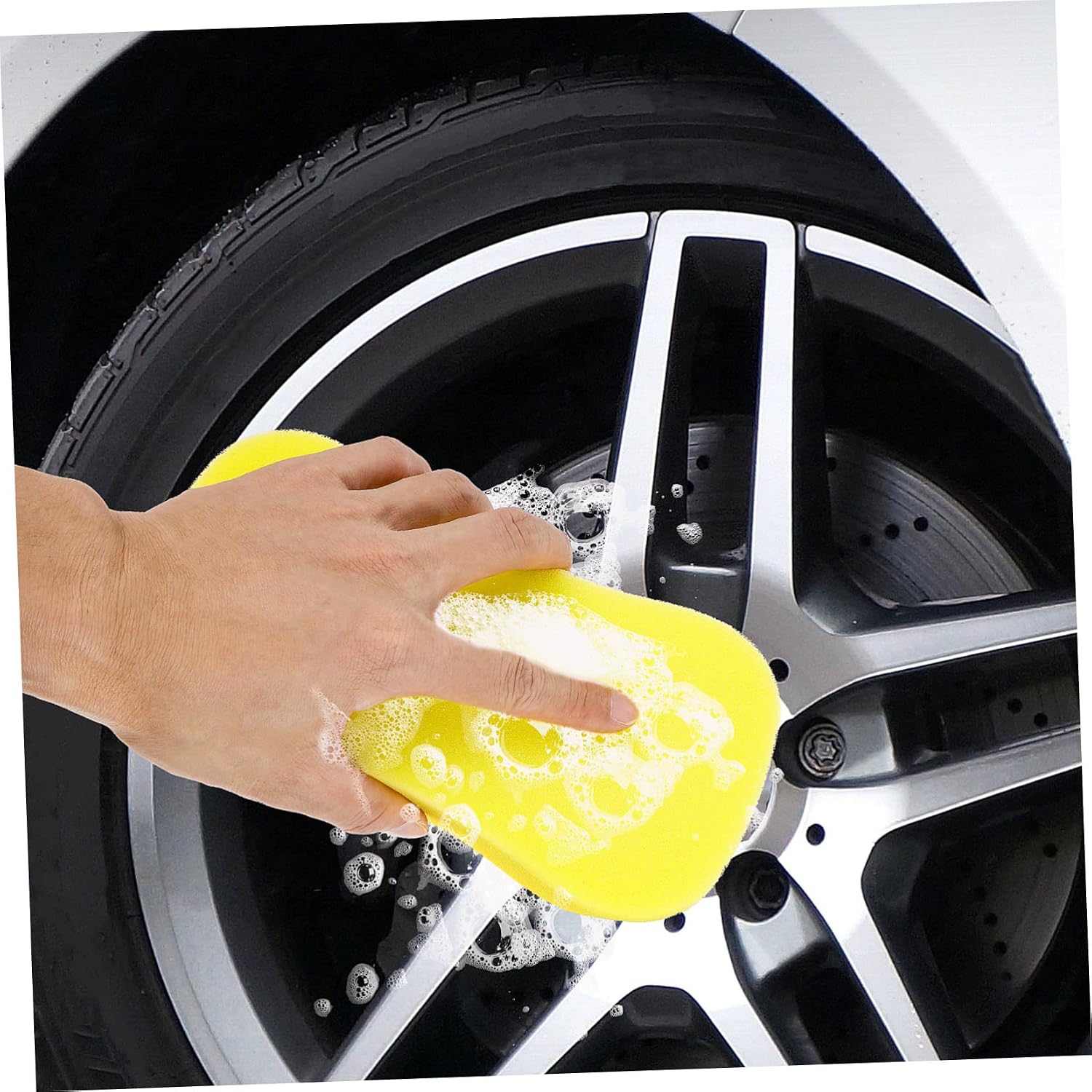 10Pcs Multi Functional Car Sponge High Density Microfiber Sponges for Auto Washing Removal Dirt Capture for Home Office and Vehicle