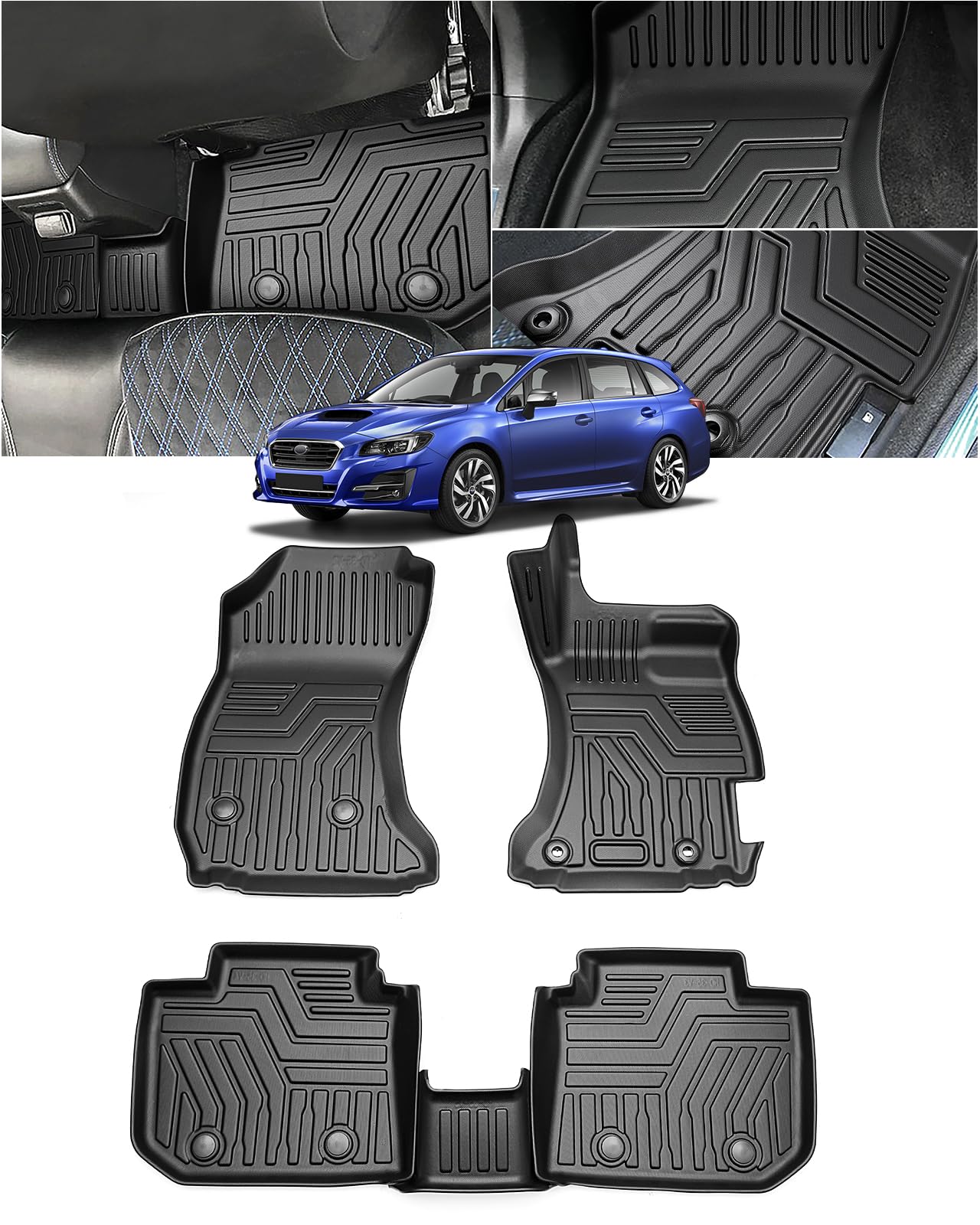 Amazon | Cartist スバル レヴォーグ VM系 フロアマット 立体